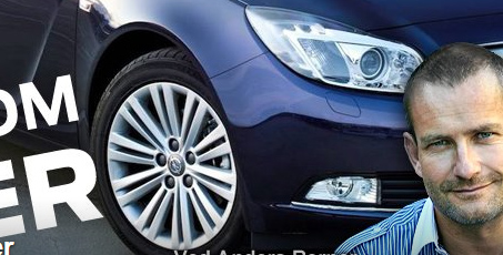 Facebook cover med miniature billede